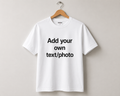 Personalised Unisex T-Shirt – Add Your Own Photo, Logo, or Text