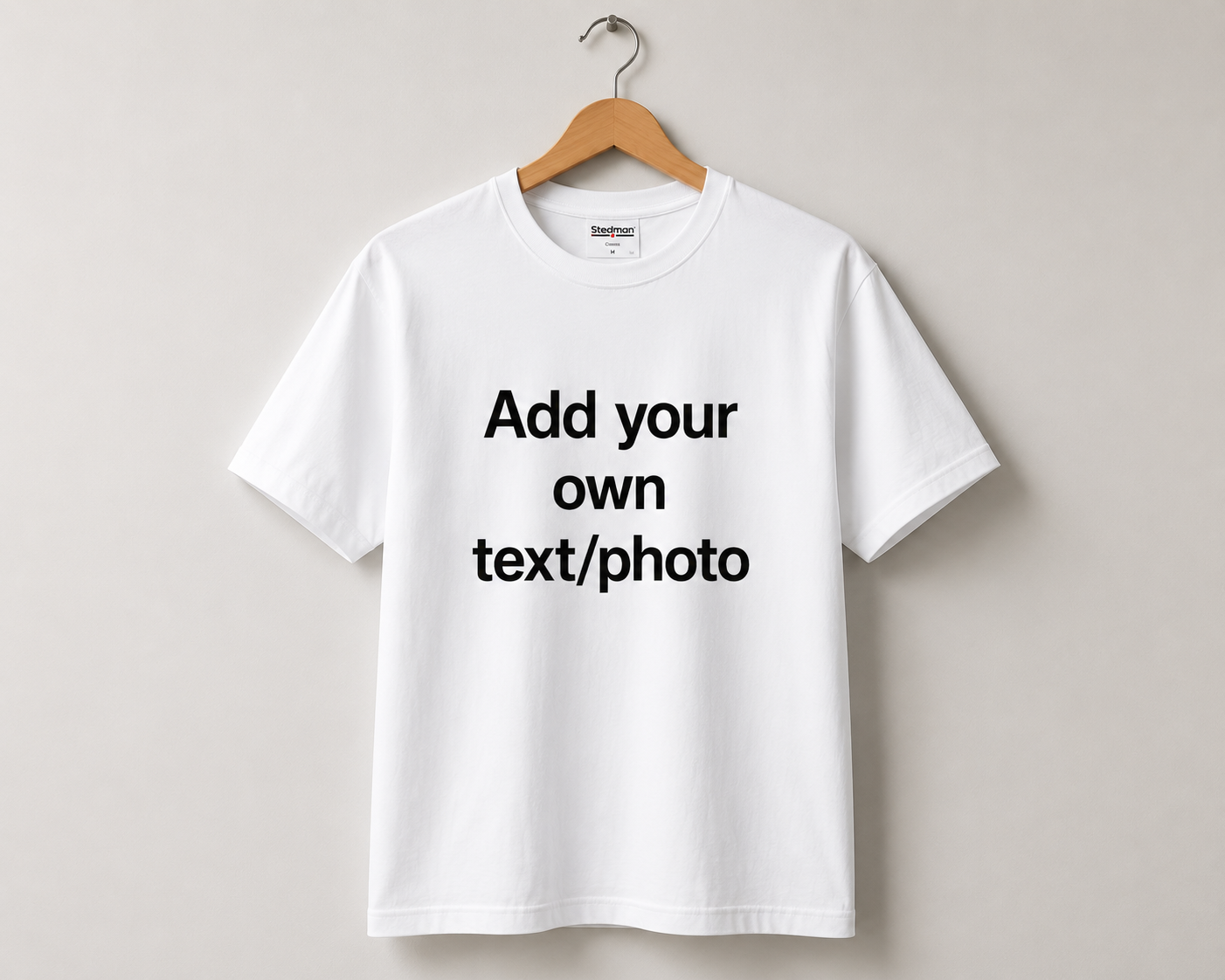 Personalised Unisex T-Shirt – Add Your Own Photo, Logo, or Text