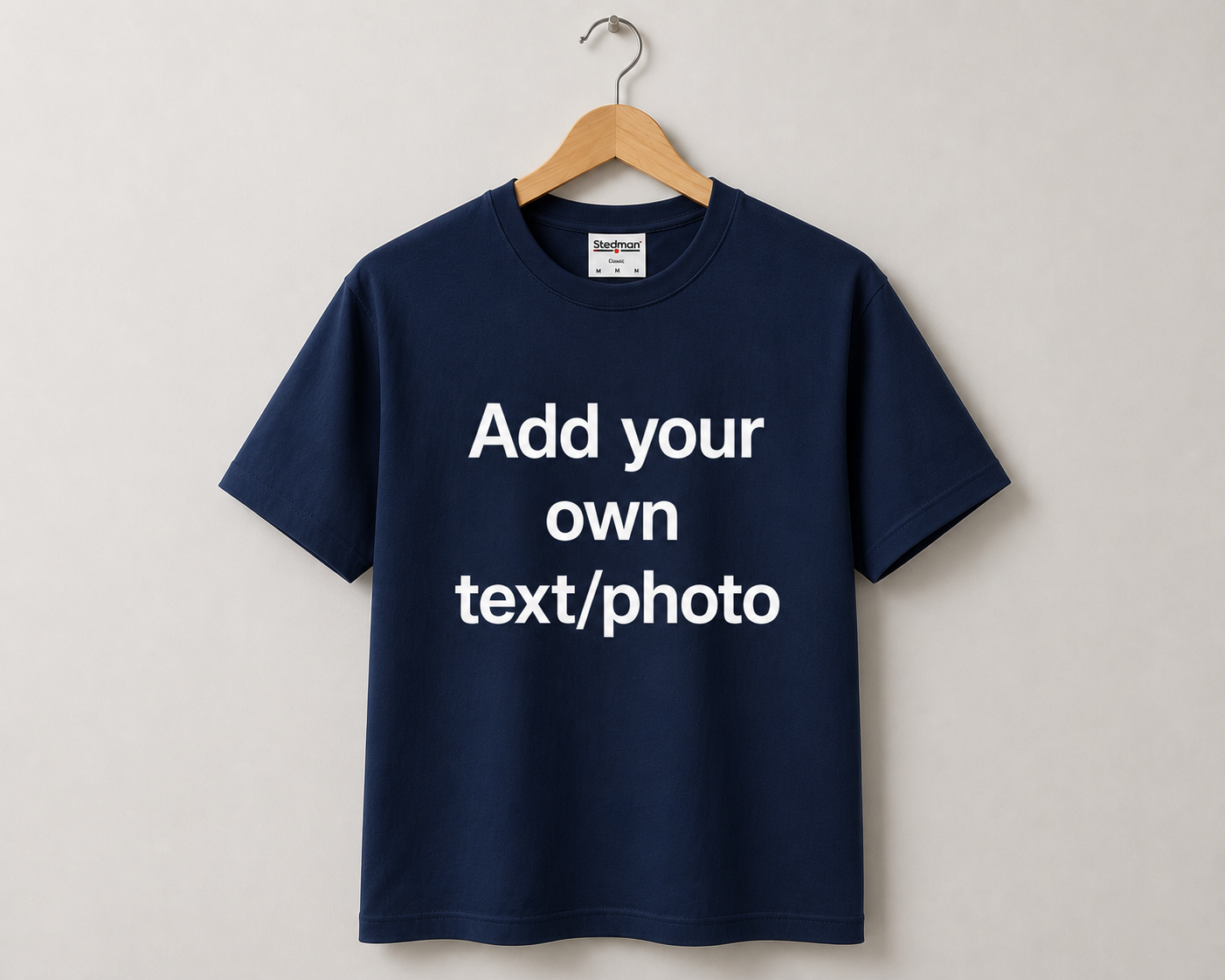 Personalised Unisex T-Shirt – Add Your Own Photo, Logo, or Text