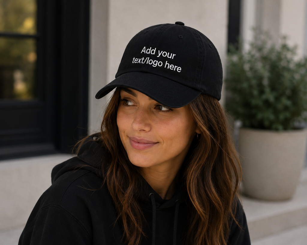 Personalised Baseball caps Customised Adults Unisex Printed Adjustable Caps with any text or logo