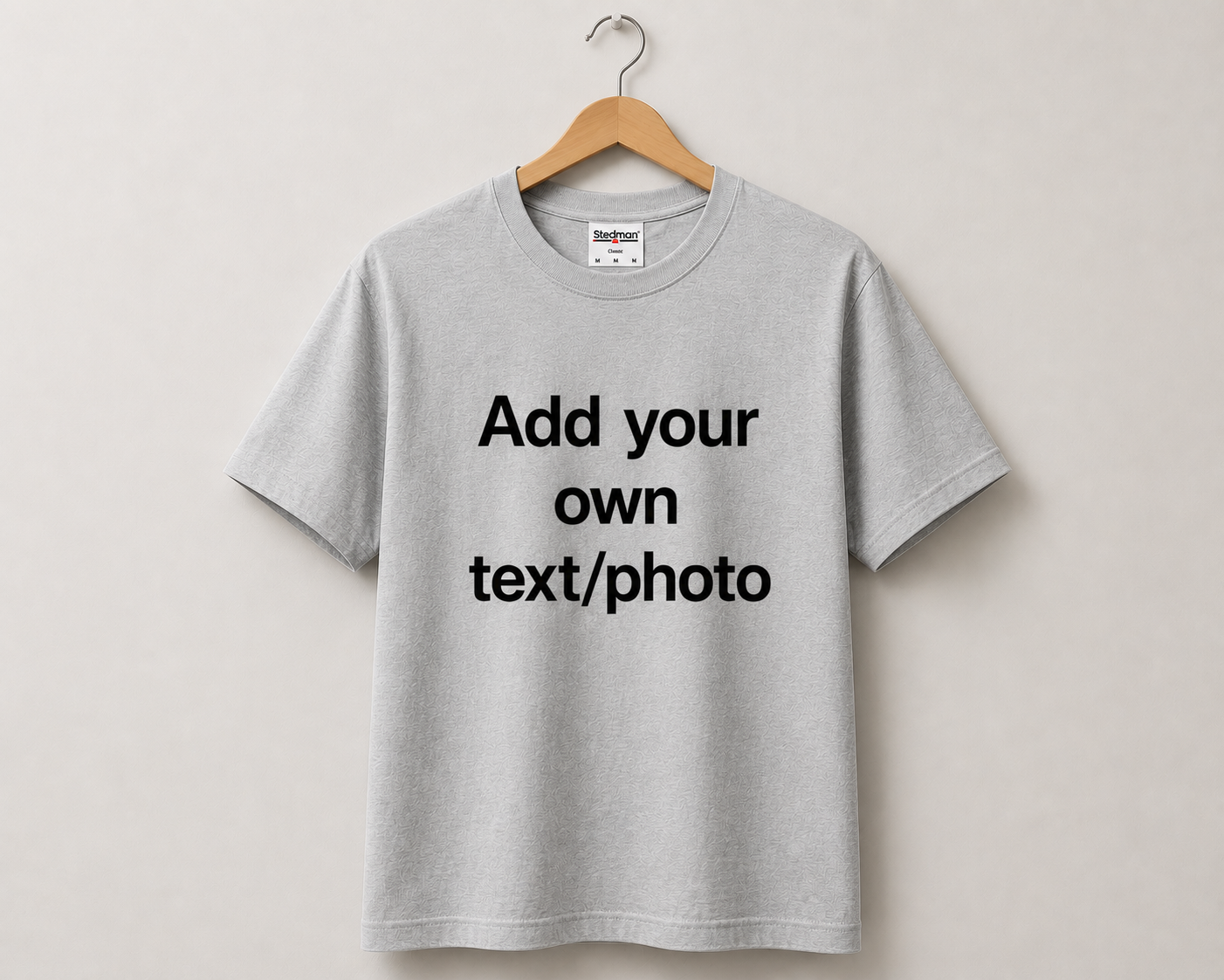 Personalised Unisex T-Shirt – Add Your Own Photo, Logo, or Text