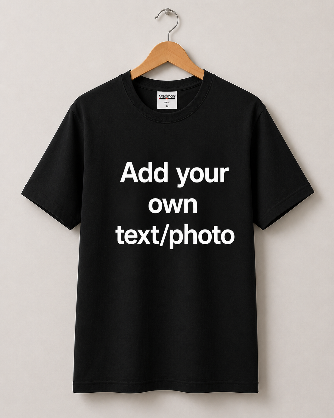 Personalised Unisex T-Shirt – Add Your Own Photo, Logo, or Text